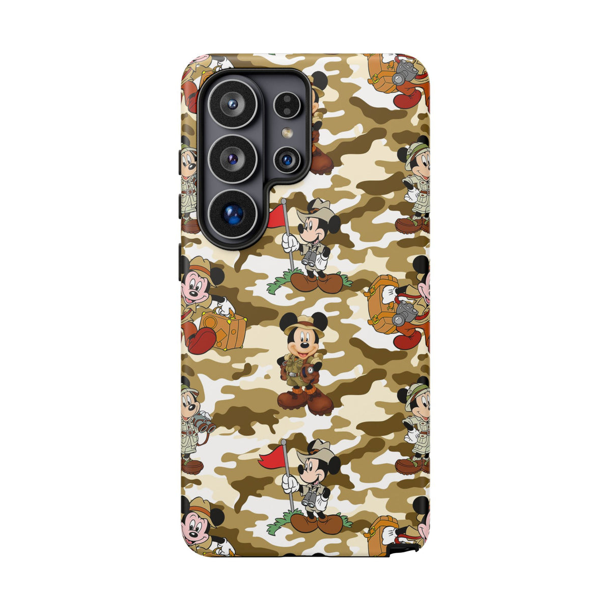 Jungle Camo Mickey Resort Ready Cell Phone Tech Case