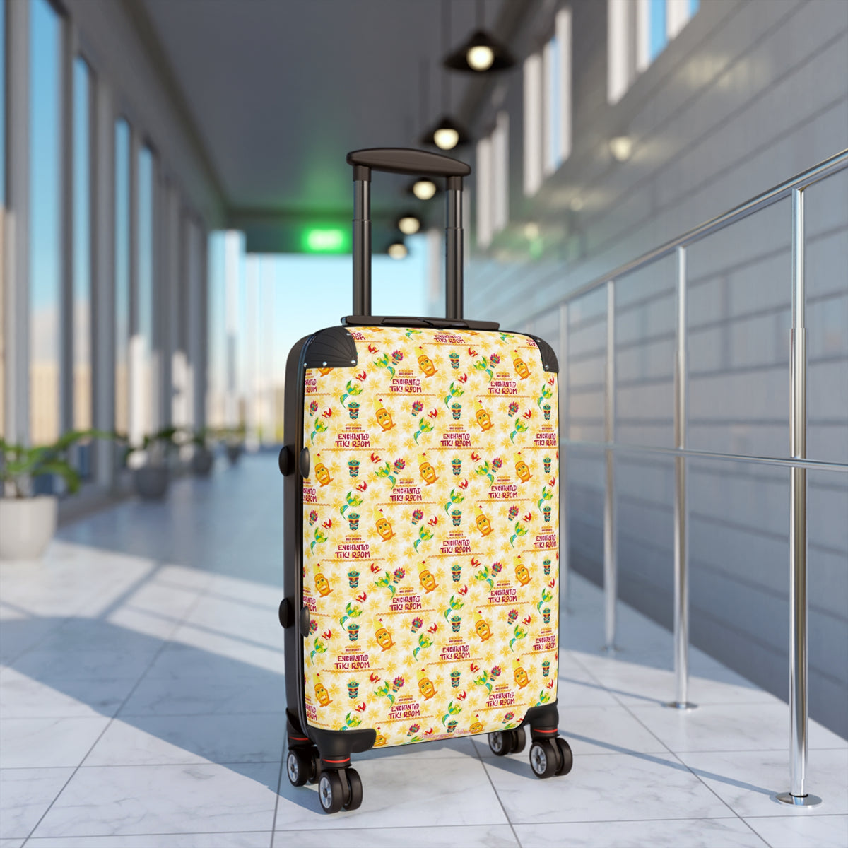 Enchanted Tiki Room Polycarbonate Suitcase