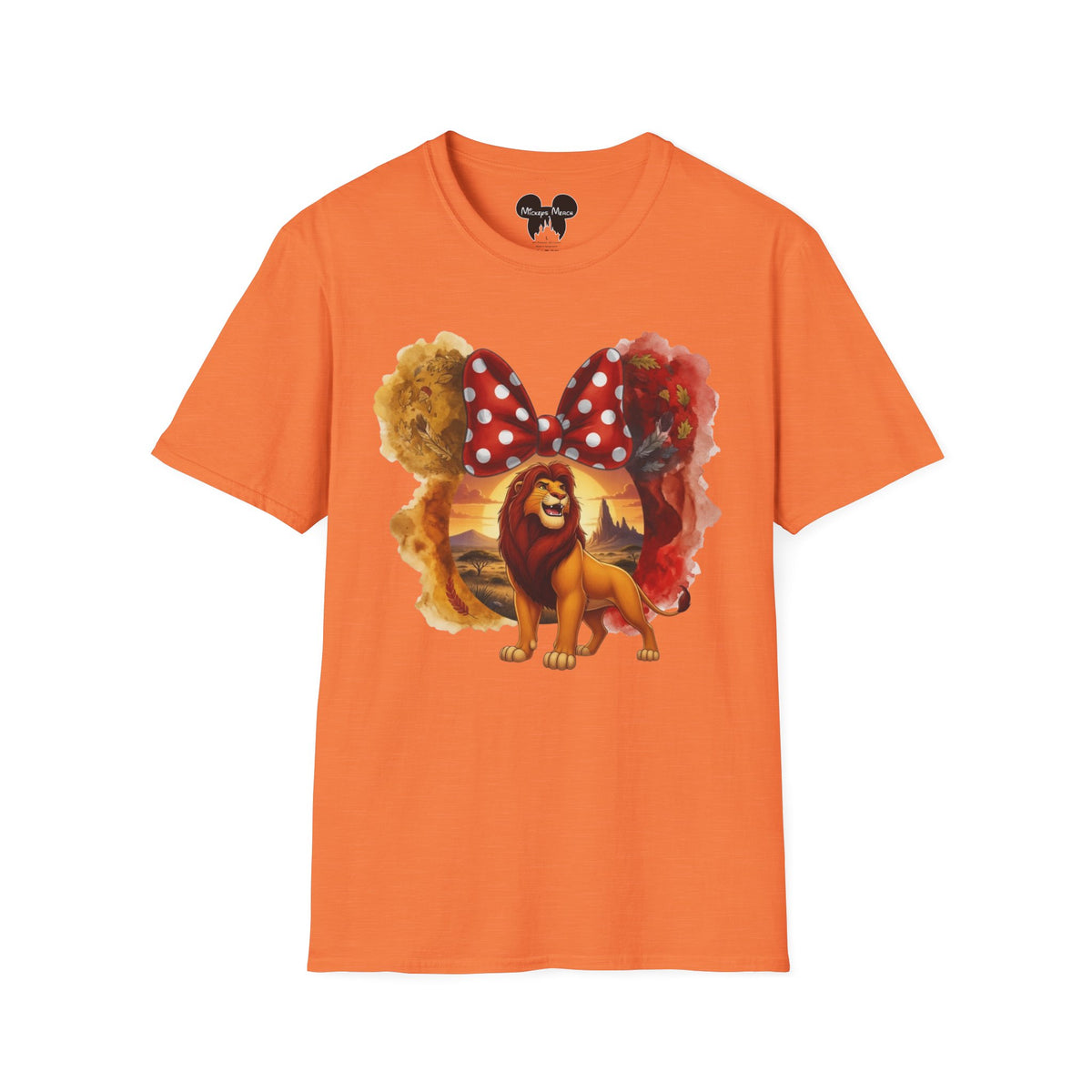 Lion King - King Simba's Pride Vignette Unisex Graphic Tee