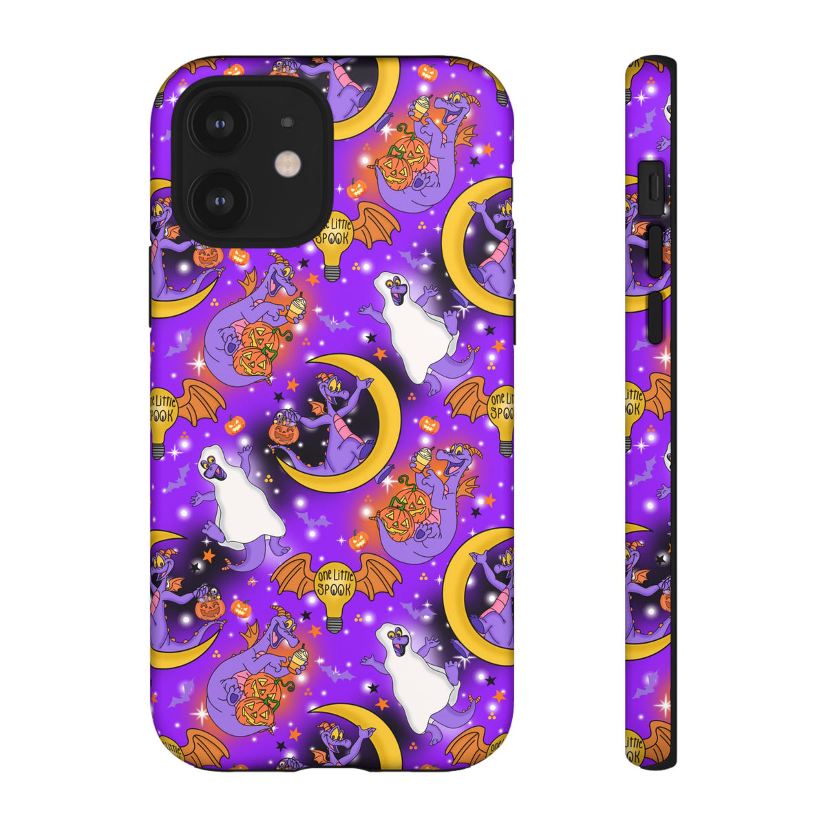 Figment on the Moon Purple Resort Ready Cell Phone Tech Case