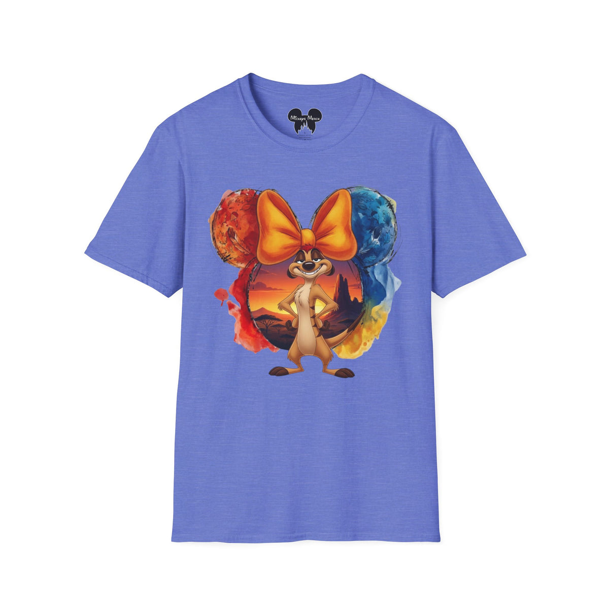 Lion King - Timon's Sunset Orange Vignette Unisex Graphic Tee