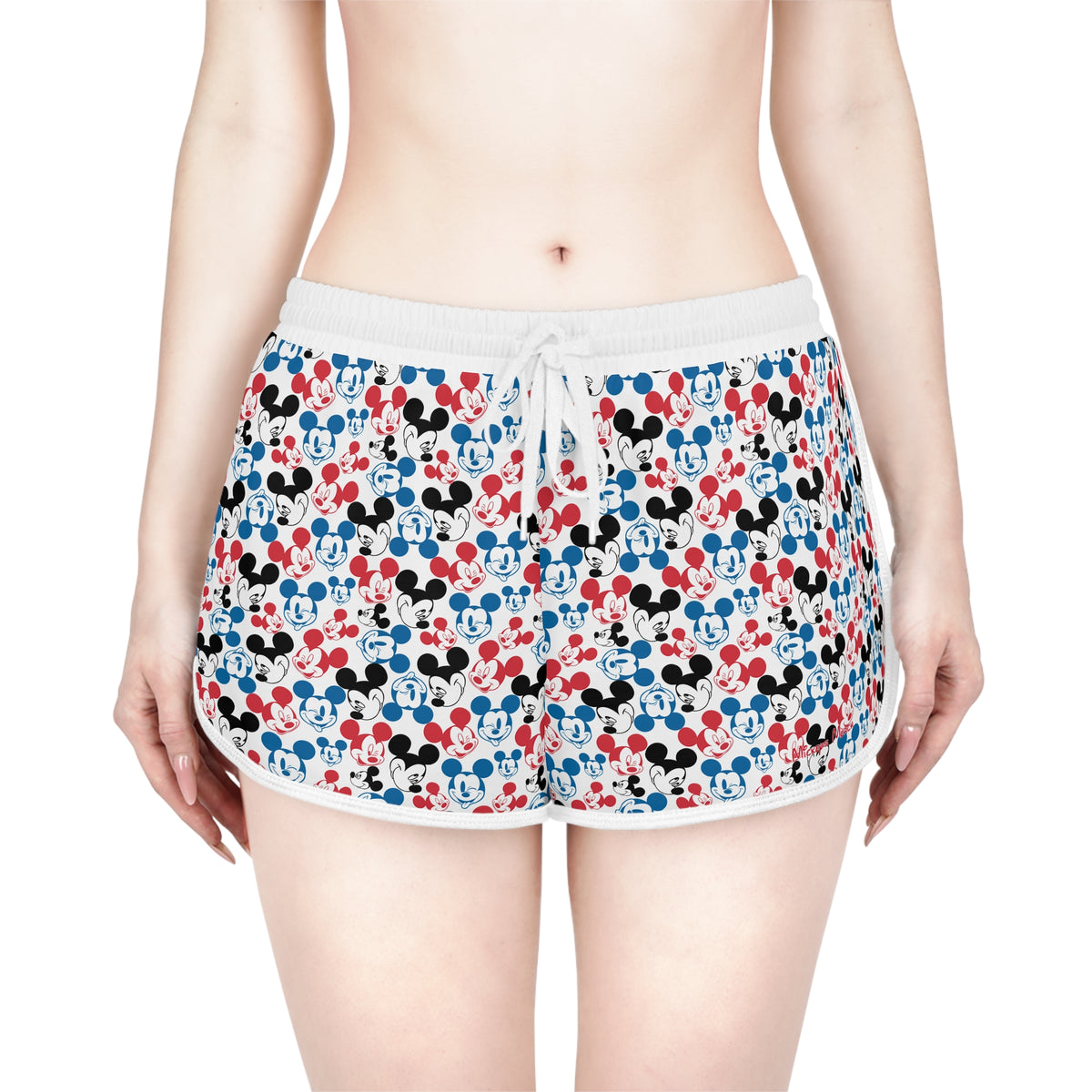 Emoji Mickey Relaxed Dolphin Shorts