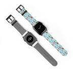 Christmas Candy Cane Wishes Whimsical Watch Band - Apple