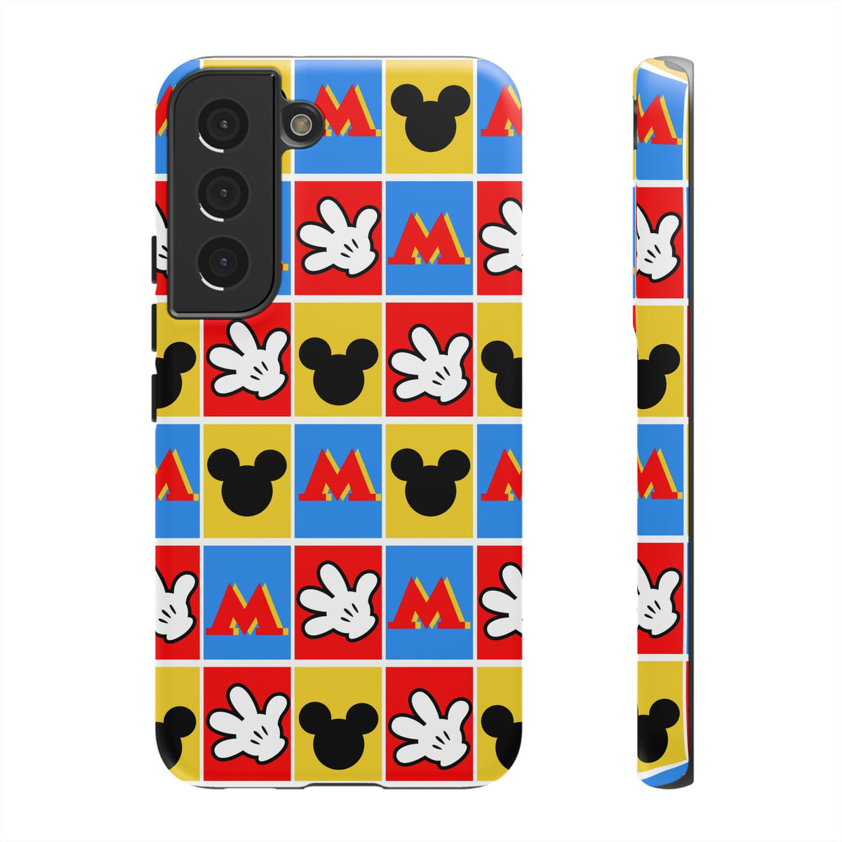 Checkerboard Mickey Hands Resort Ready Cell Phone Tech Case
