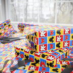 Checkerboard Mickey Hands Wrapping Paper Roll