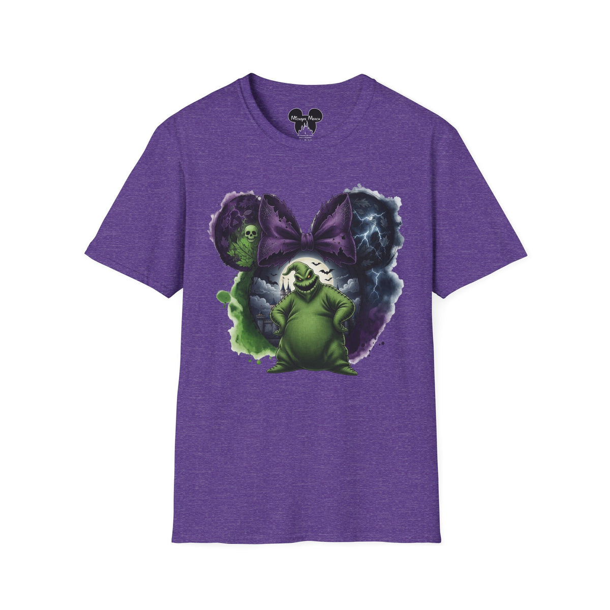 TNBC - Oogie Boogie's Spooky Cobweb Vignette Unisex Graphic Tee