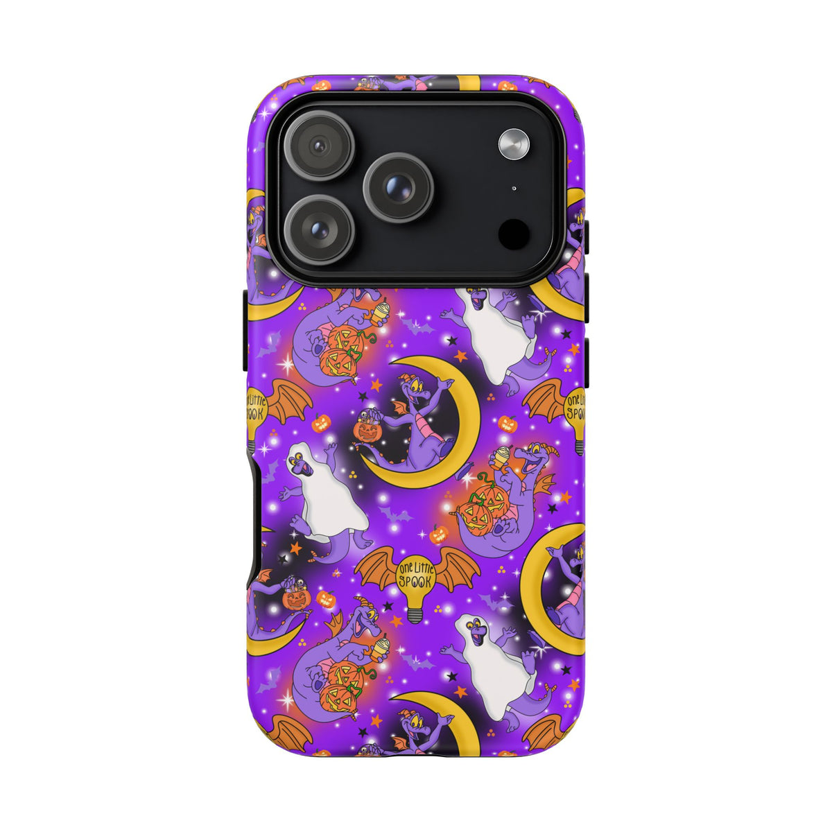 Figment on the Moon Purple Resort Ready Cell Phone Tech Case