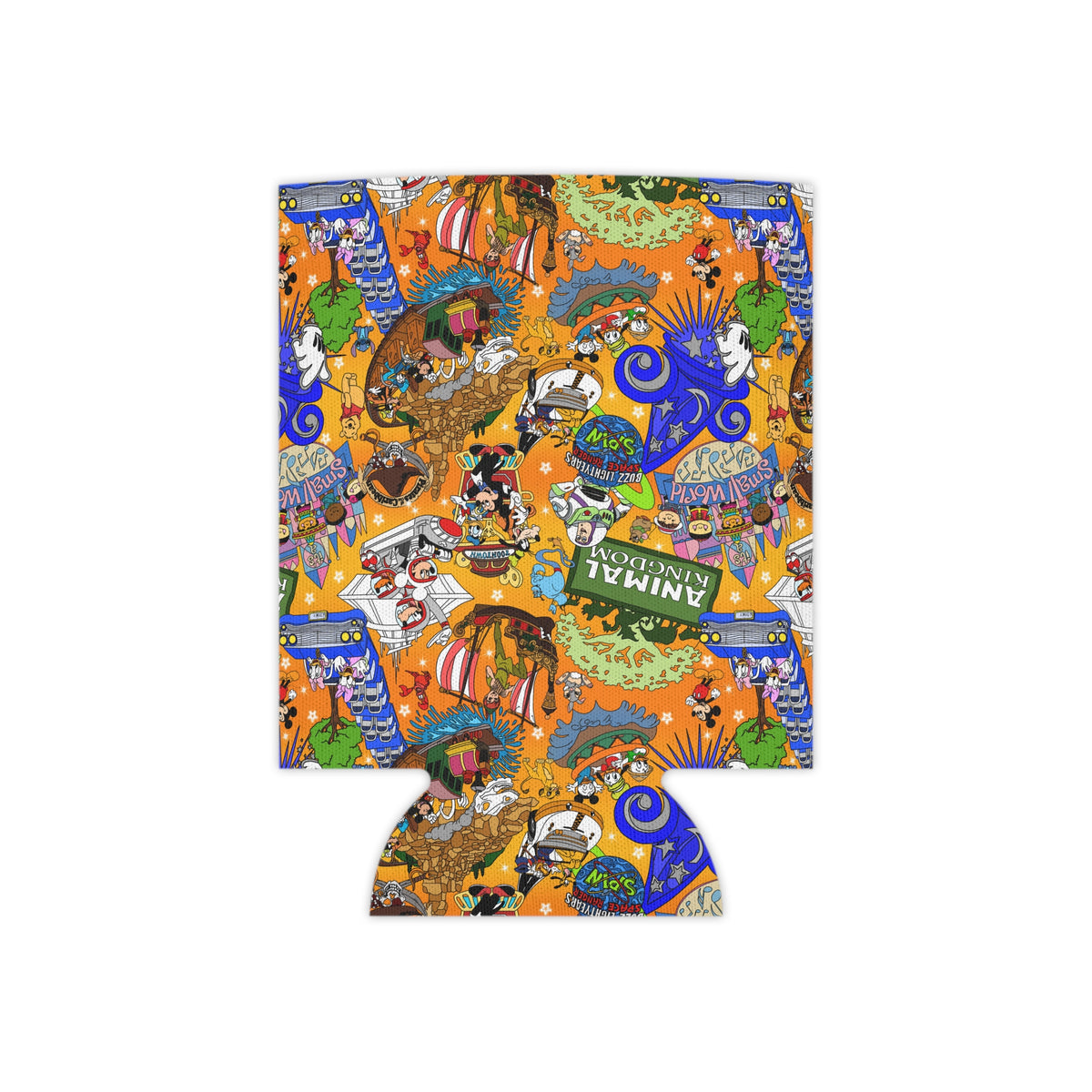 Four Parks Ride Collage Can Cooler Drink Koozie