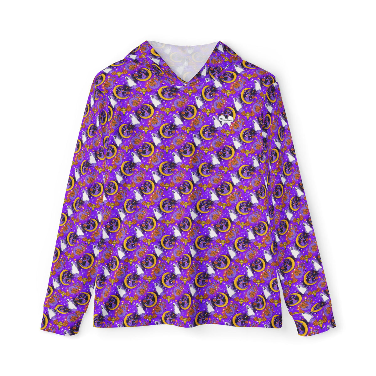 Figment on the Moon Purple Hooded Sun Shirt