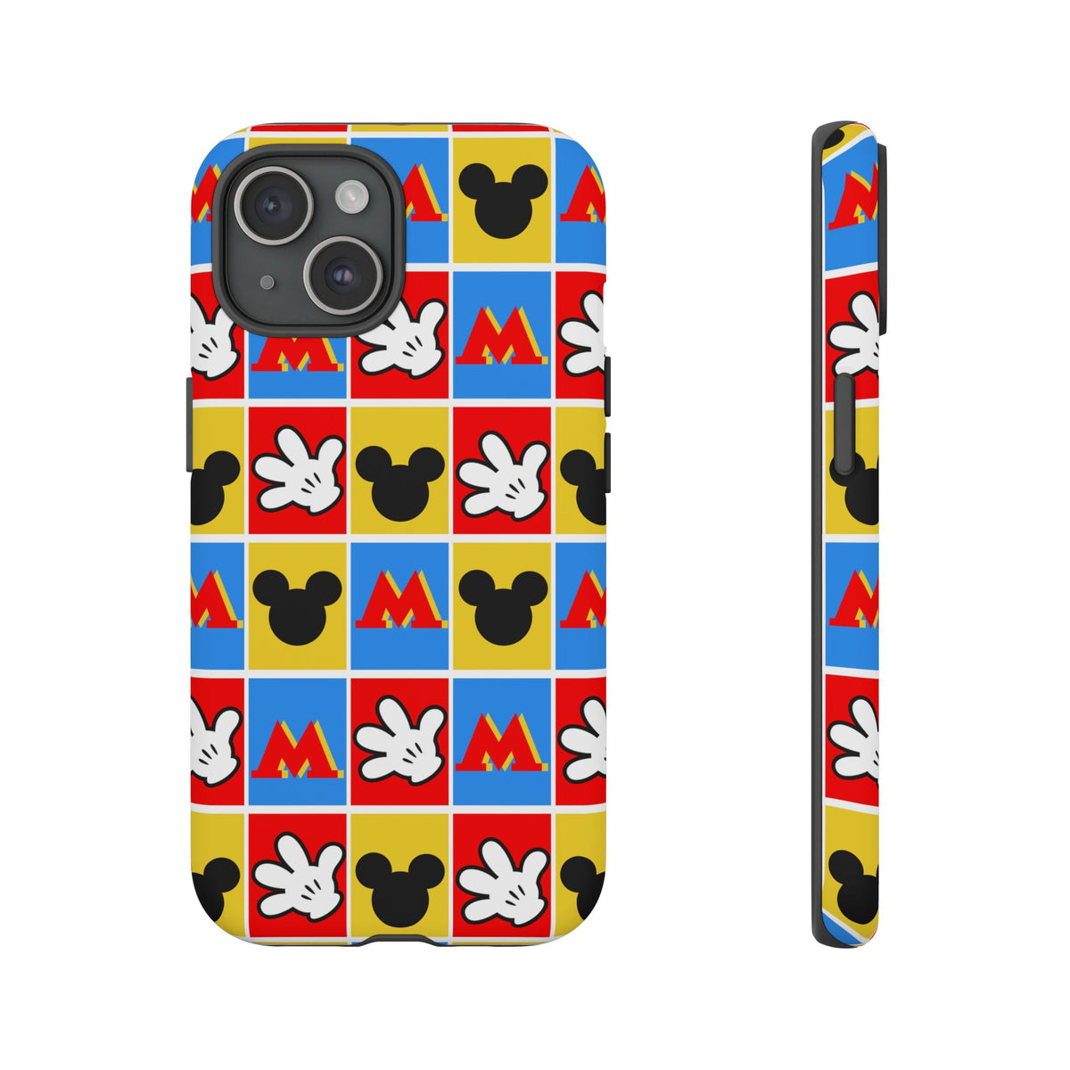 Checkerboard Mickey Hands Resort Ready Cell Phone Tech Case