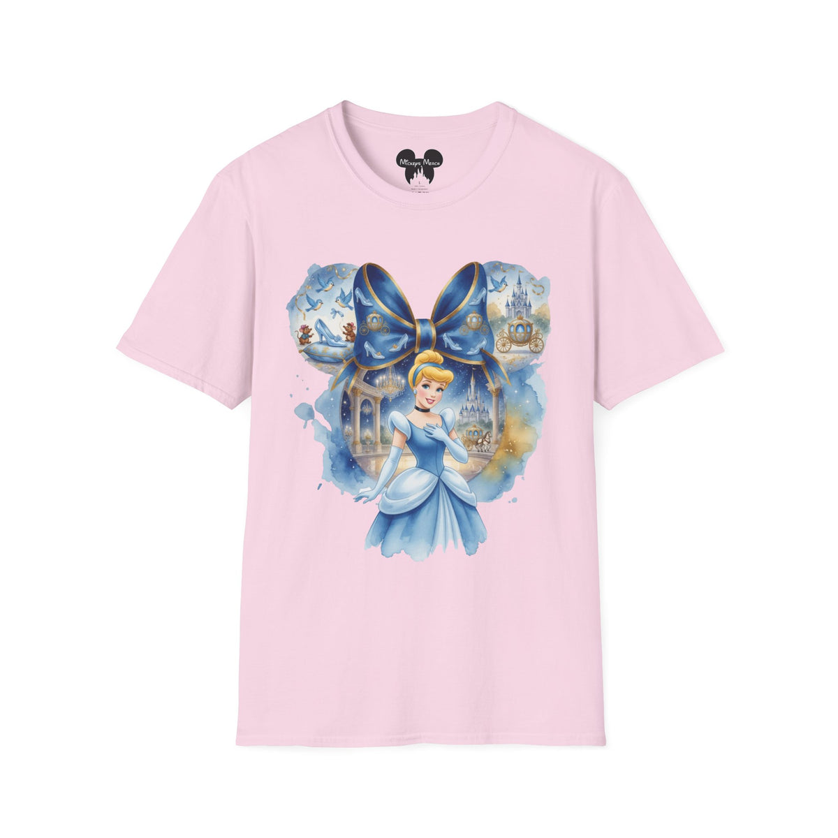 Disney Princess - Cinderella's Midnight Glass Slipper Vignette Unisex Graphic Tee