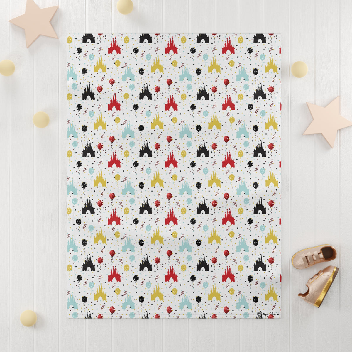 Castle Celebration Happily Ever After Baby Blanket