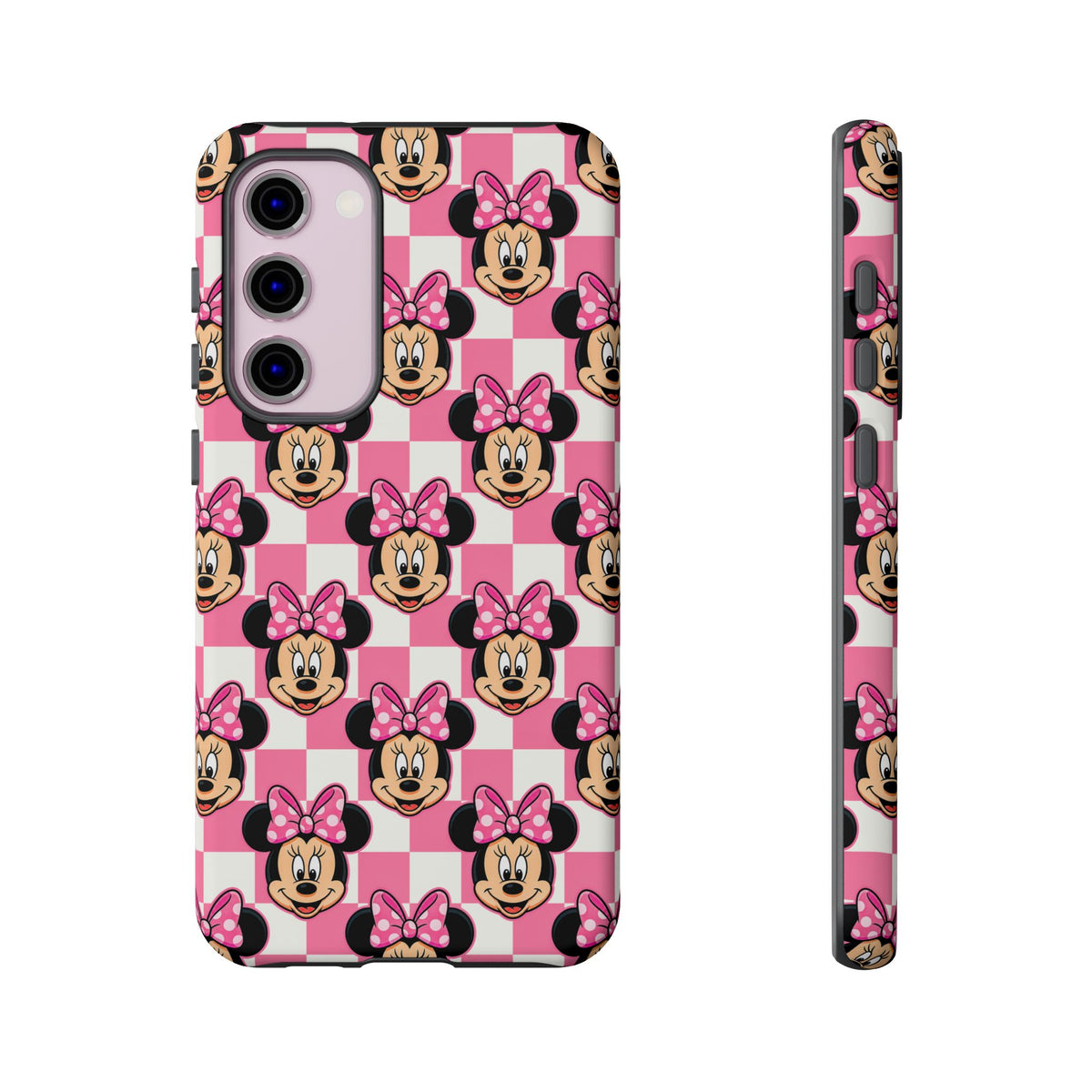 Pink Checkerboard Minnie Resort Ready Cell Phone Tech Case