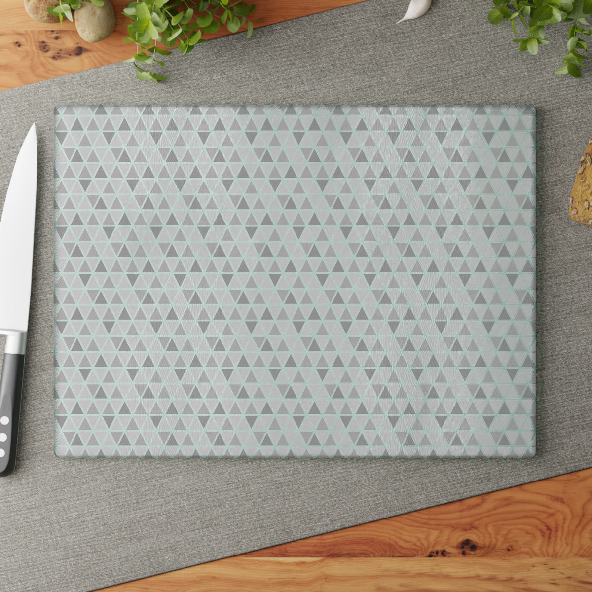 Epcot Ball Pattern Glass Cutting Board