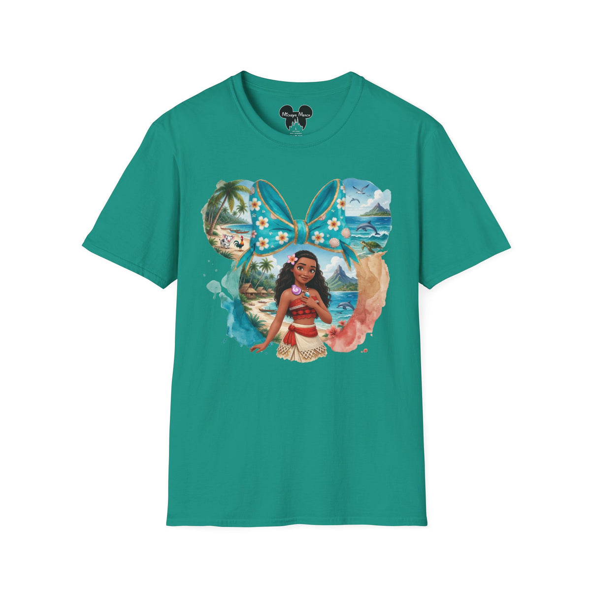 Disney Princess - Moana's Ocean Wayfinder Vignette Unisex Graphic Tee