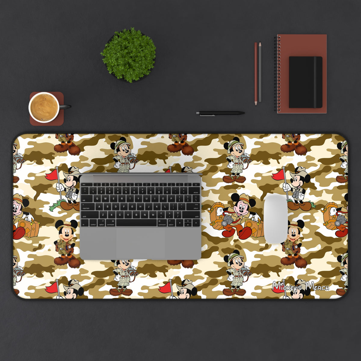 Jungle Camo Mickey Stateroom Desk Mat