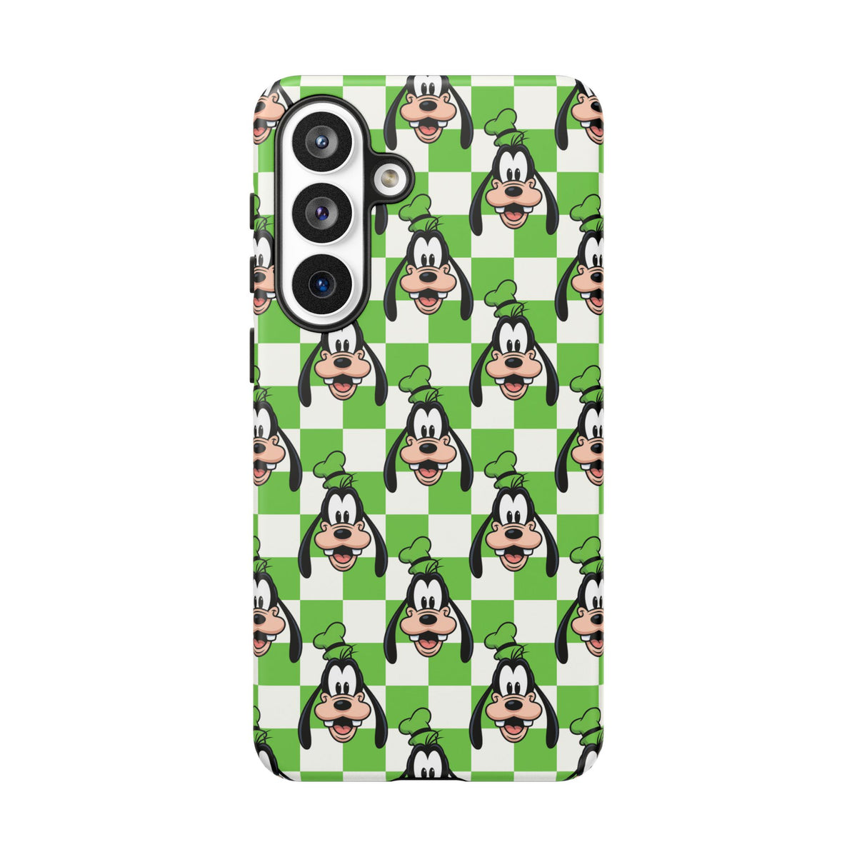 Green Checkerboard Goofy Resort Ready Cell Phone Tech Case