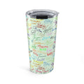 Character Autographs on Green 20oz Tumbler