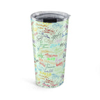 Character Autographs on Green 20oz Tumbler