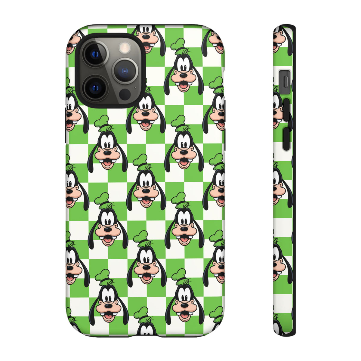 Green Checkerboard Goofy Resort Ready Cell Phone Tech Case