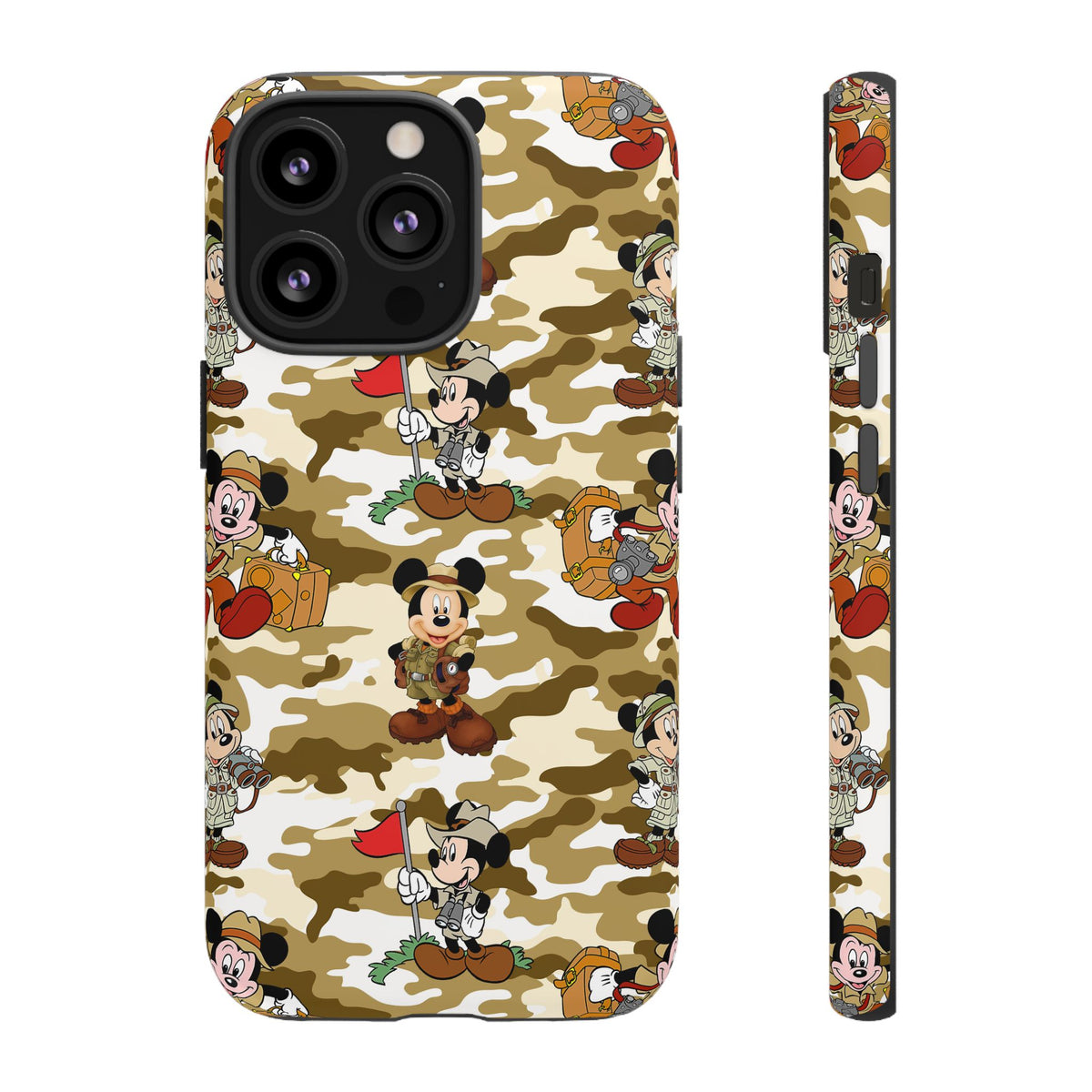 Jungle Camo Mickey Resort Ready Cell Phone Tech Case