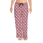 Pink Checkerboard Minnie Women's Pajama Pants