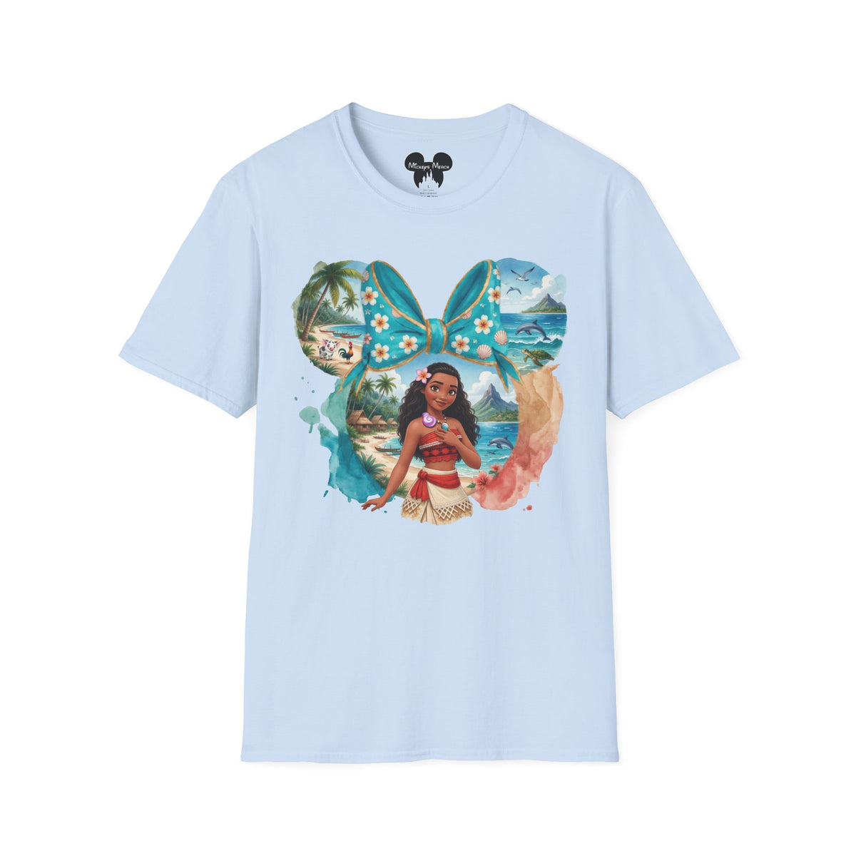 Disney Princess - Moana's Ocean Wayfinder Vignette Unisex Graphic Tee