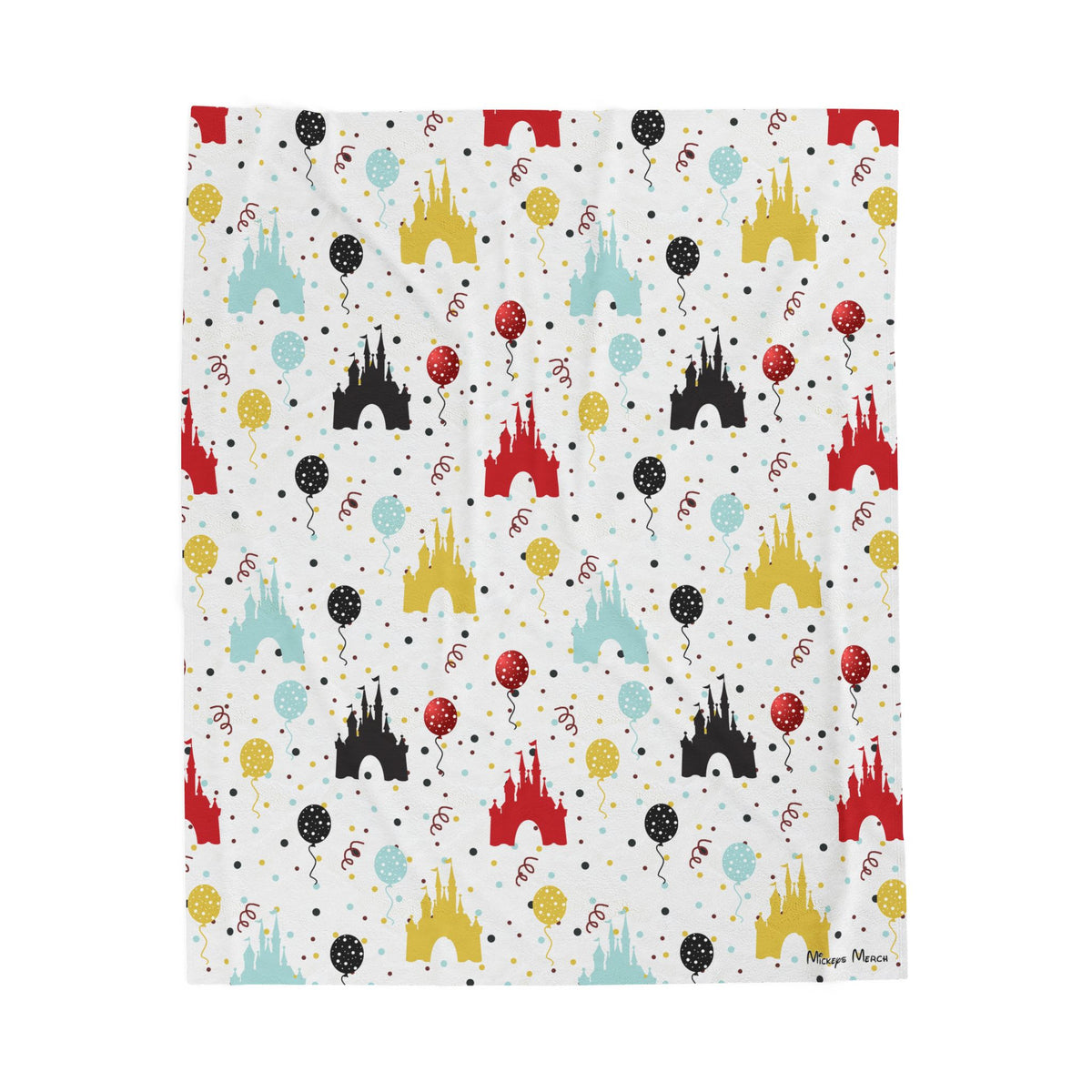 Castle Celebration Velveteen Plush Blanket