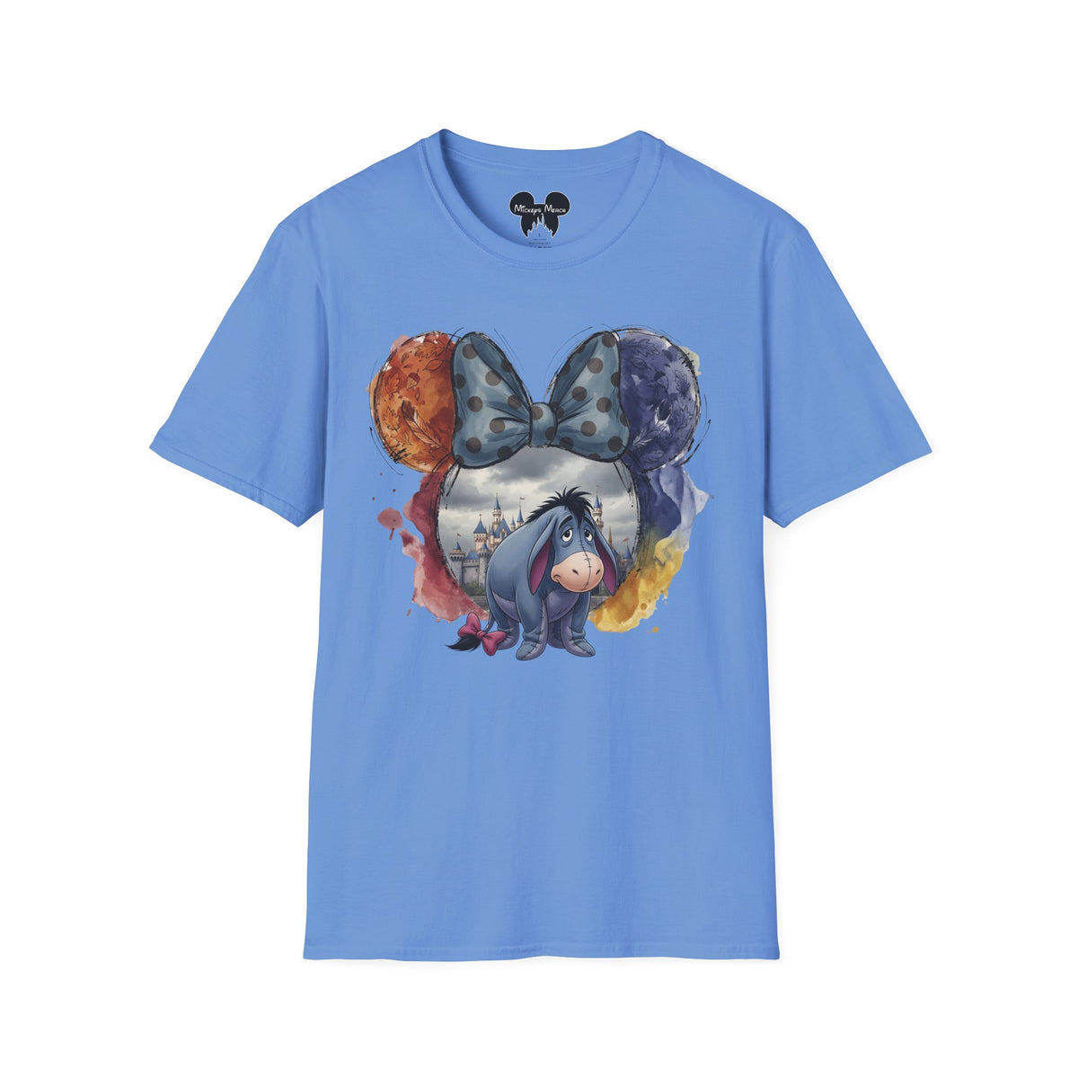 Winnie the Pooh - Eeyore's Polka Dot Bow Vignette Unisex Graphic Tee