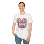 Winnie the Pooh - Piglet's Pink Striped Vignette Unisex Graphic Tee