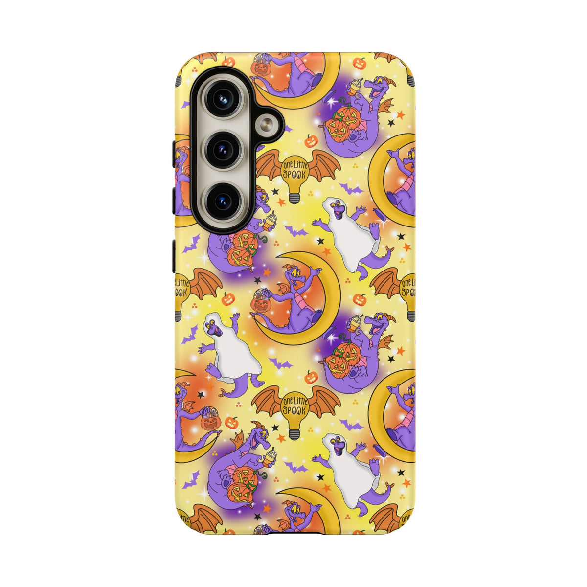 Figment on the Moon Yellow Resort Ready Cell Phone Tech Case