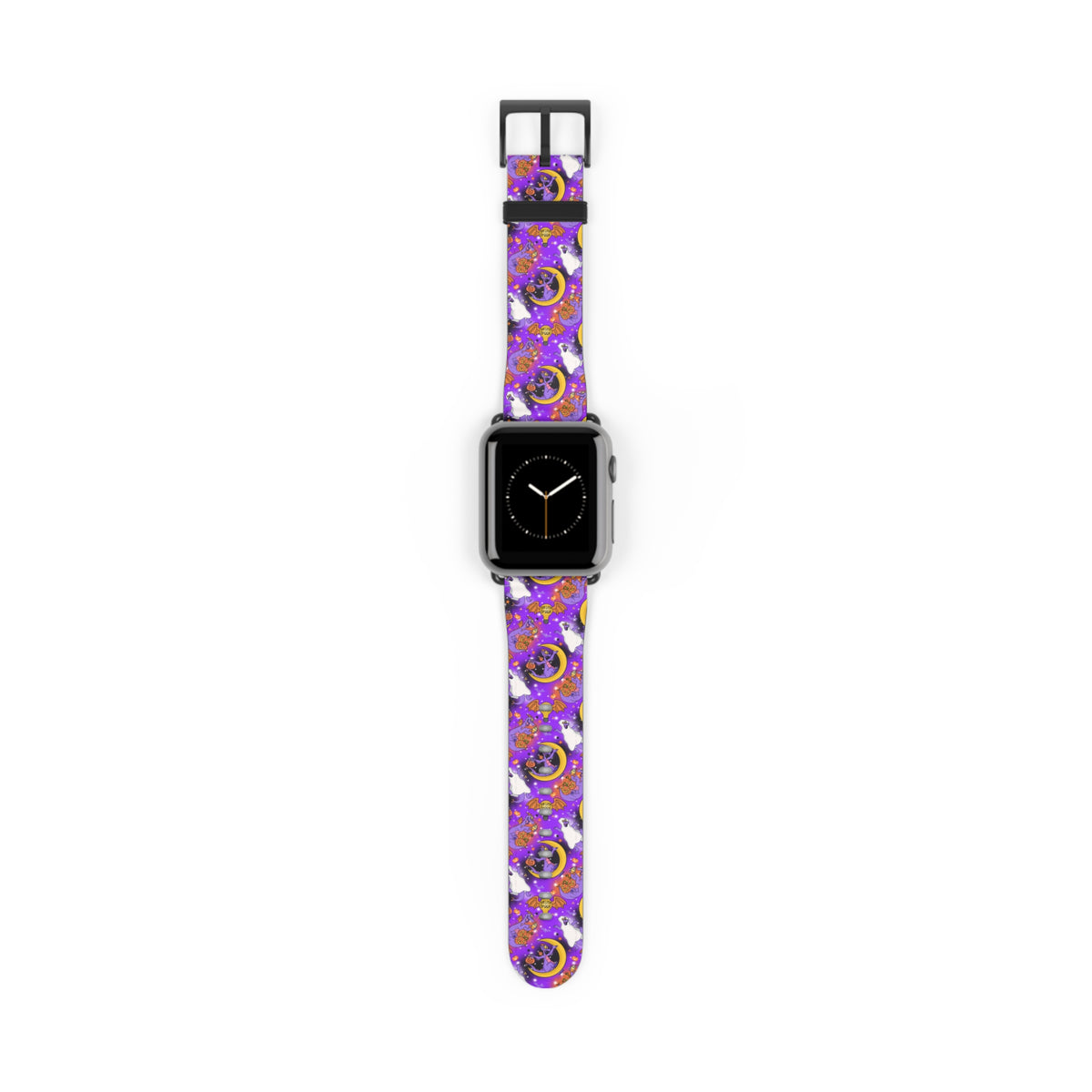 Figment on the Moon Purple Whimsical Watch Band - Apple
