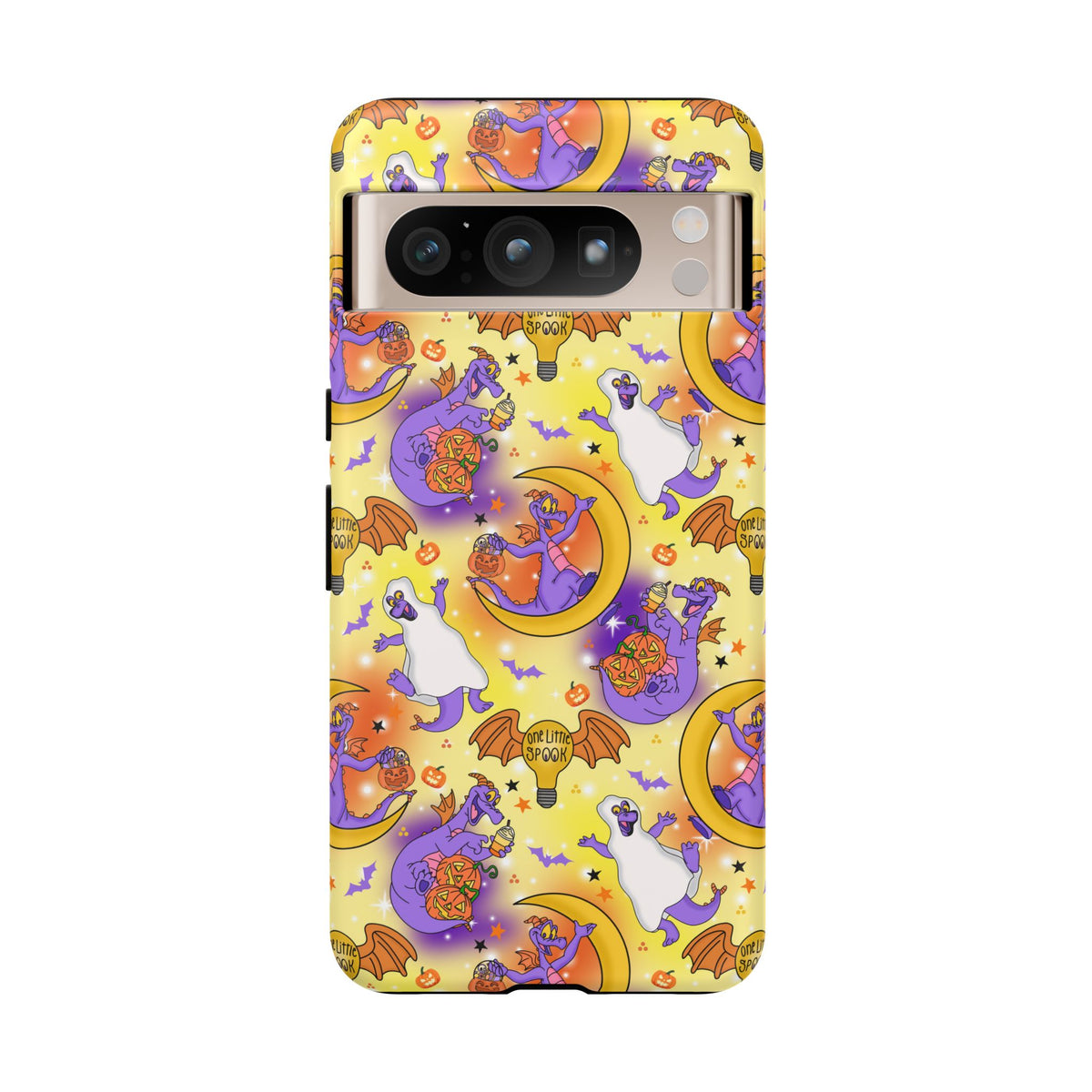Figment on the Moon Yellow Resort Ready Cell Phone Tech Case