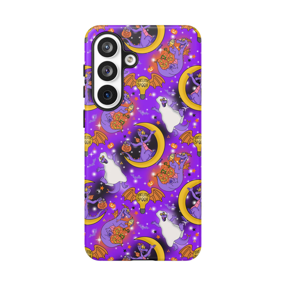 Figment on the Moon Purple Resort Ready Cell Phone Tech Case