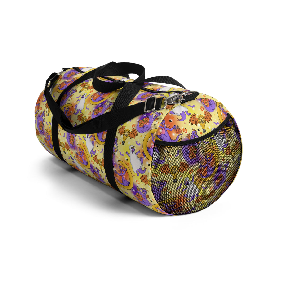 Figment on the Moon Yellow Travel Duffel Bag