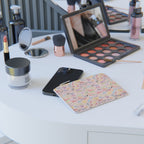 Character Autographs on Pink Mini Clutch