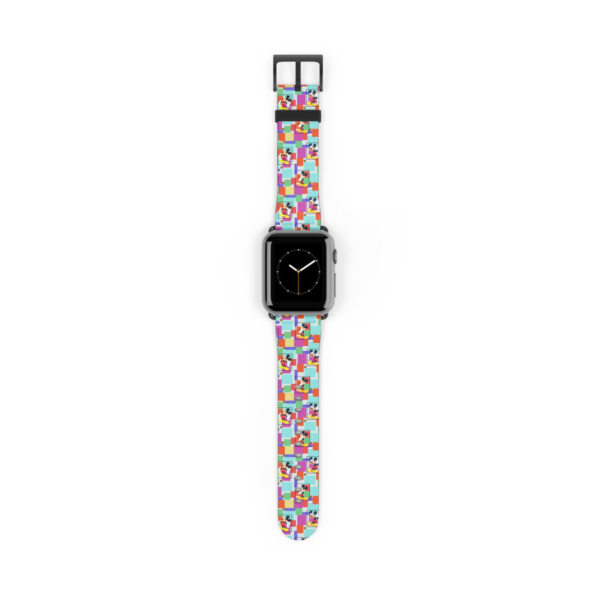 Colorblock Mickey Whimsical Watch Band - Apple