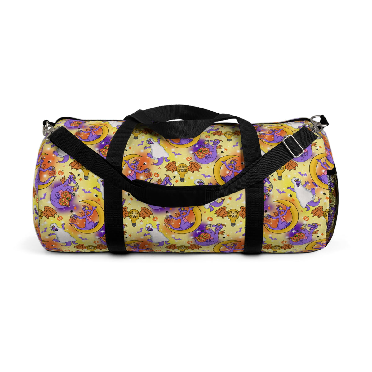 Figment on the Moon Yellow Travel Duffel Bag