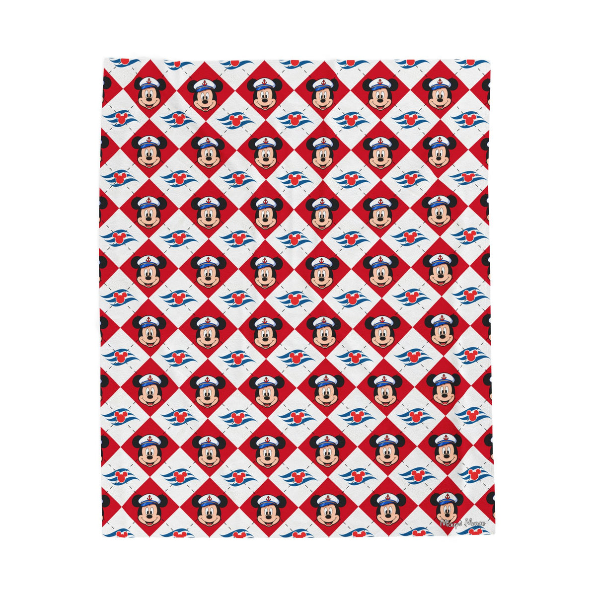 DCL Mickey Velveteen Plush Blanket