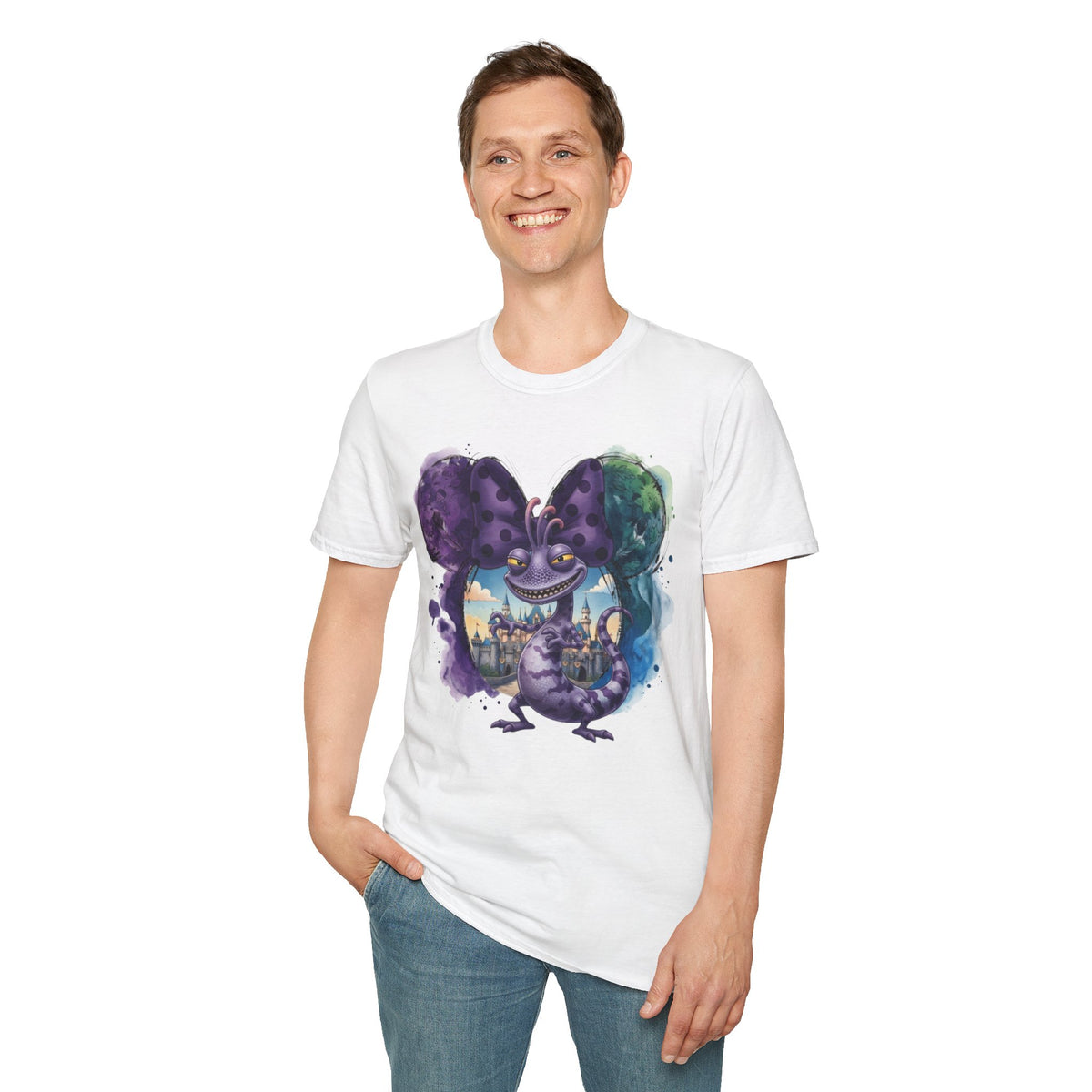 Monsters Inc - Randall's Camouflage Vignette Unisex Graphic Tee