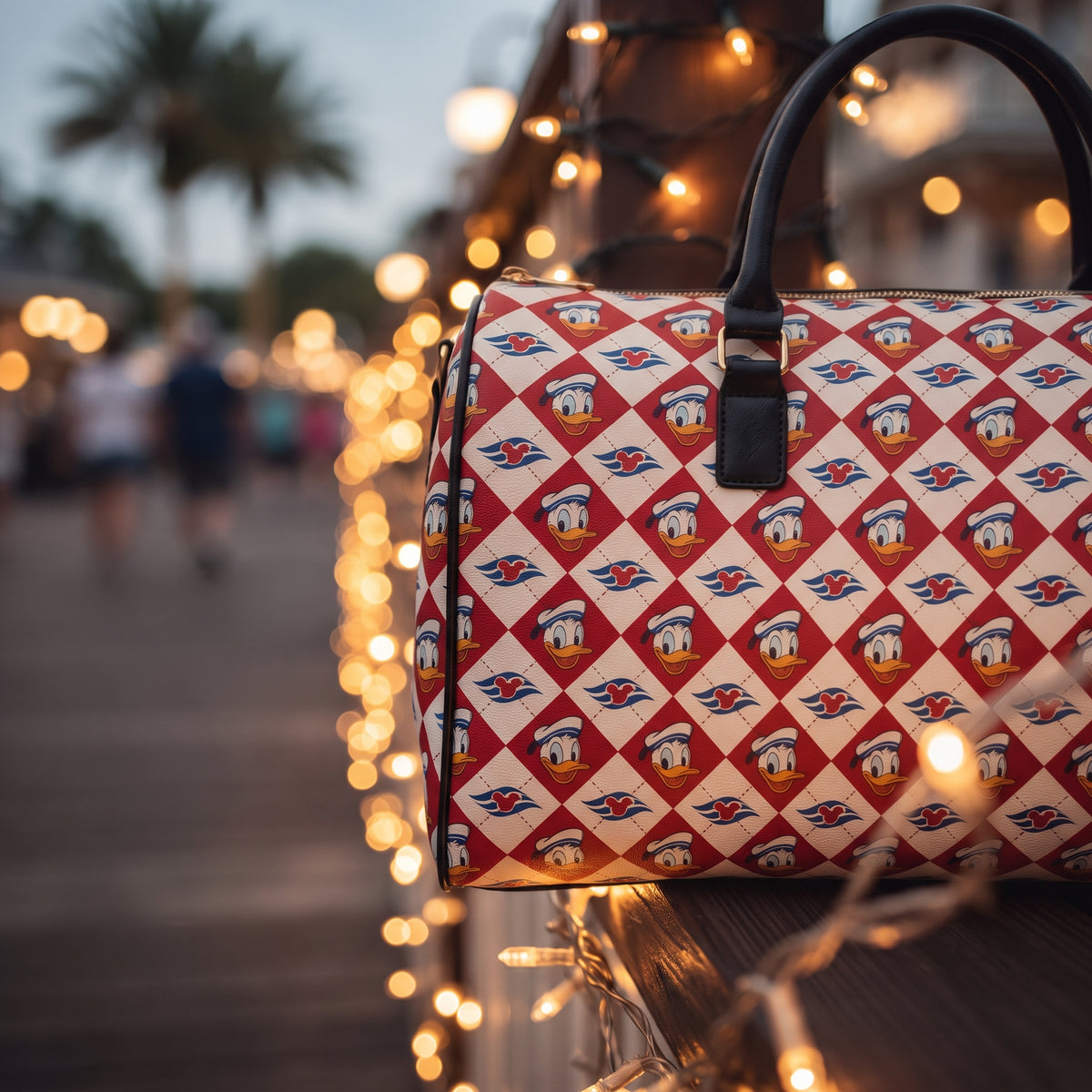DCL Donald PU Leather Travel Bag