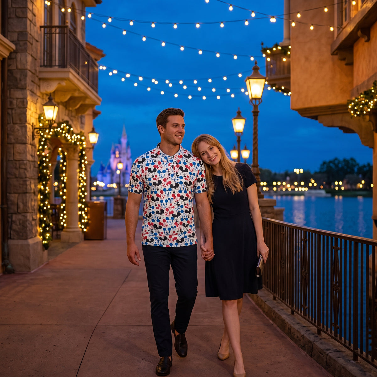 Emoji Mickey Performance Polo Shirt