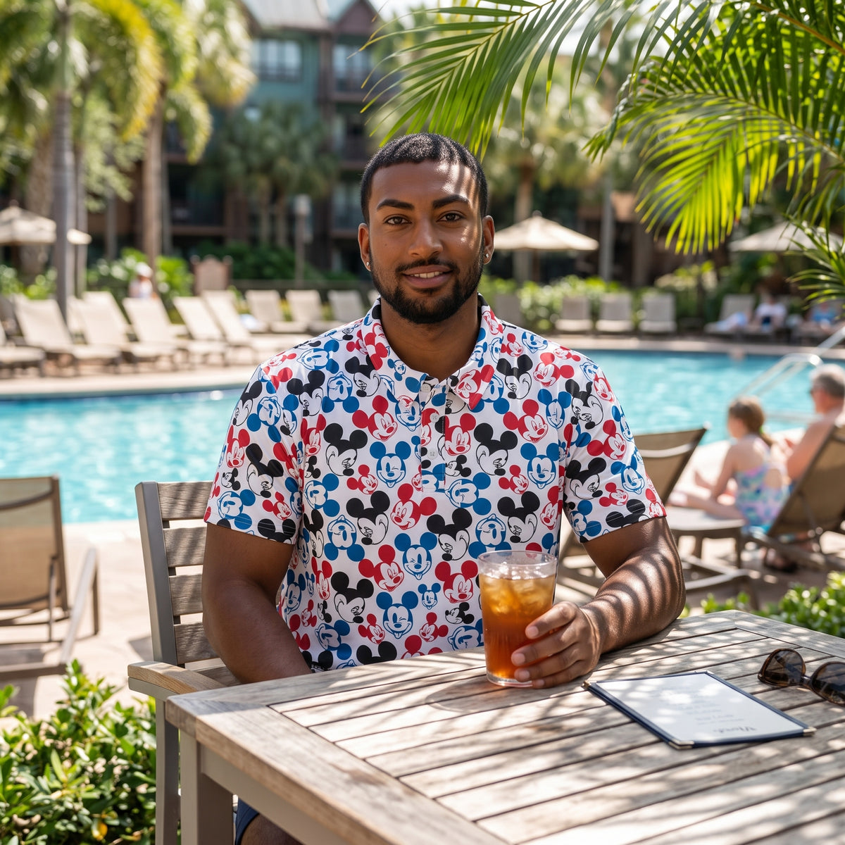 Emoji Mickey Performance Polo Shirt