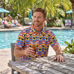 Checkerboard Mickey Hands Performance Polo Shirt