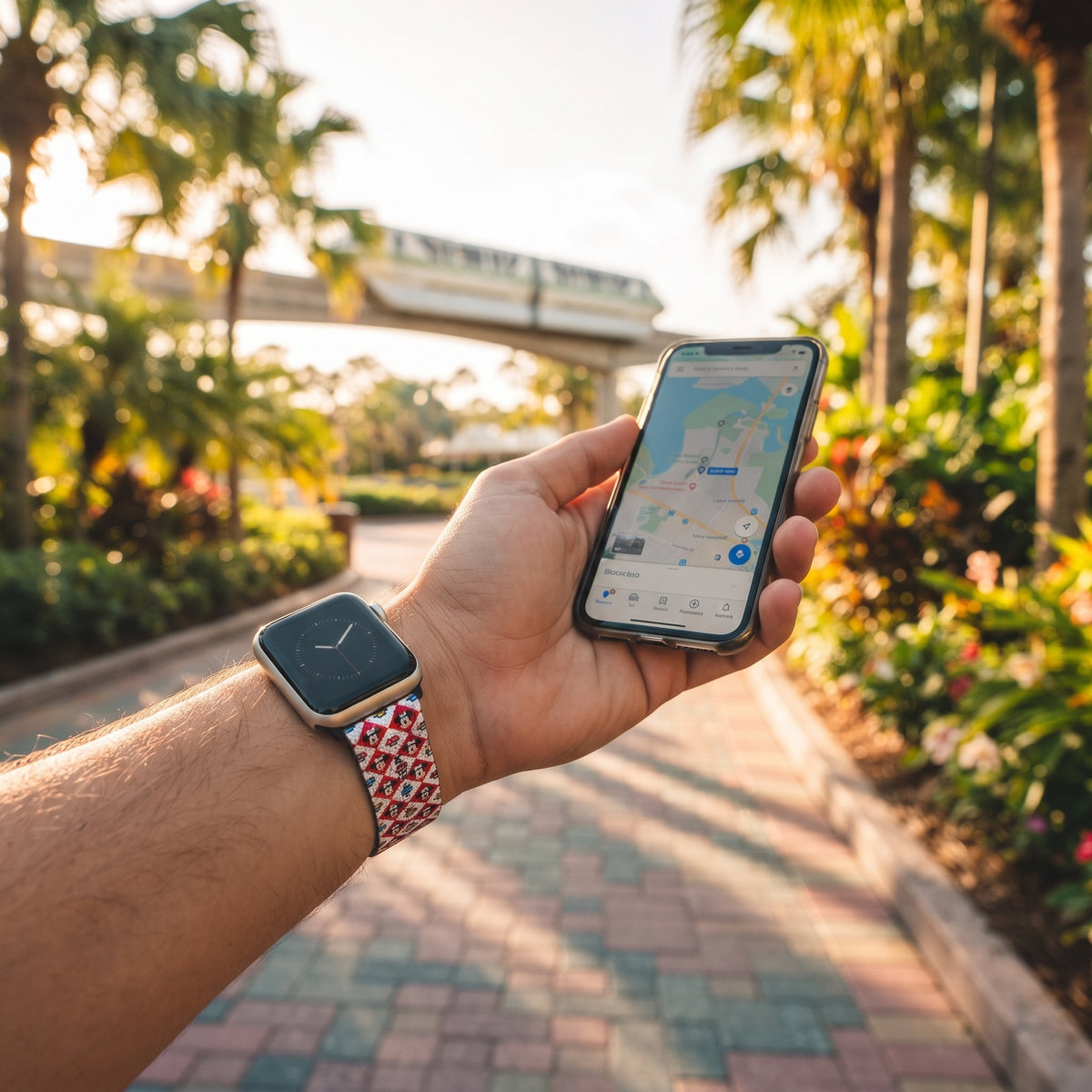 DCL Mickey Whimsical Watch Band - Apple