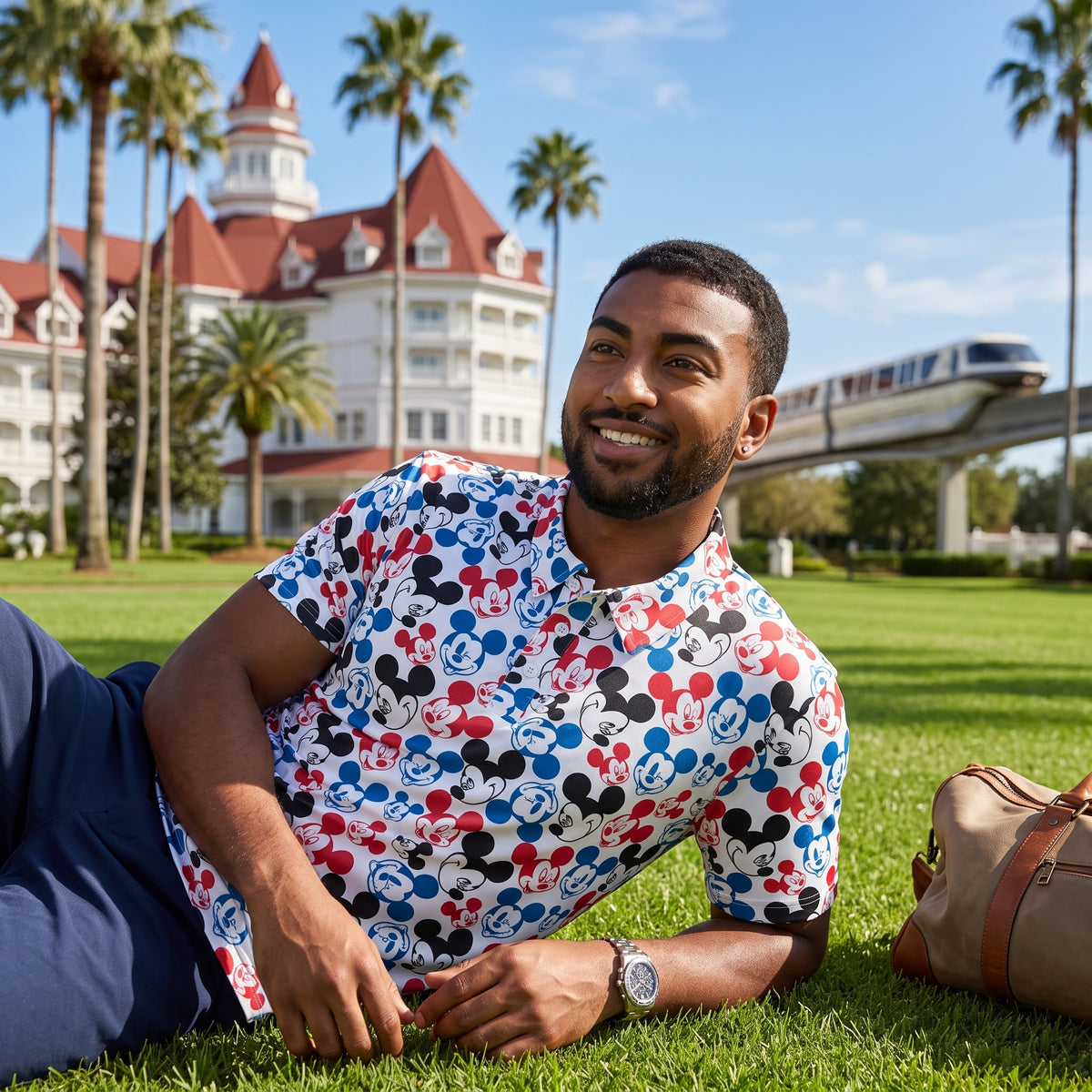 Emoji Mickey Performance Polo Shirt