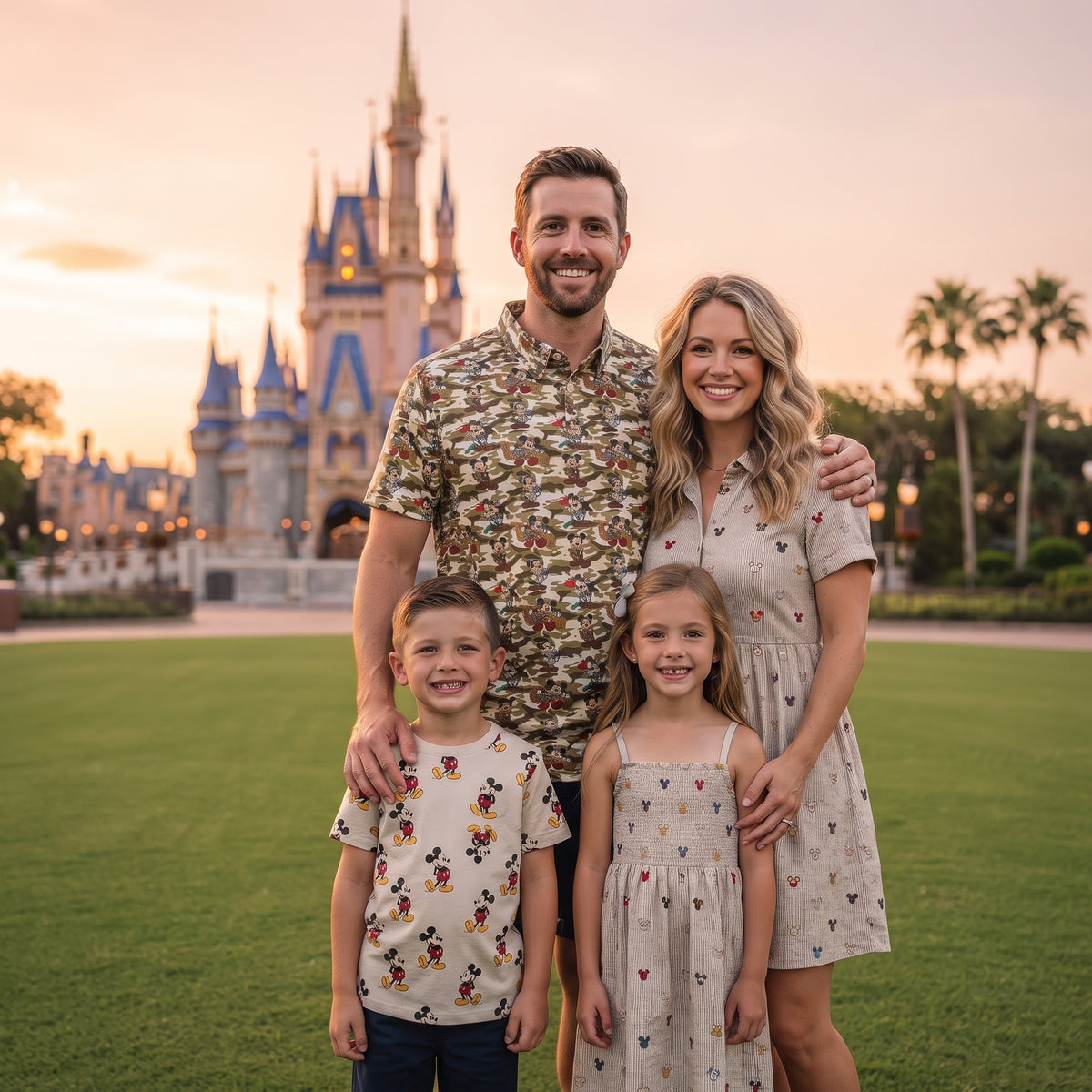 Jungle Camo Mickey Performance Polo Shirt