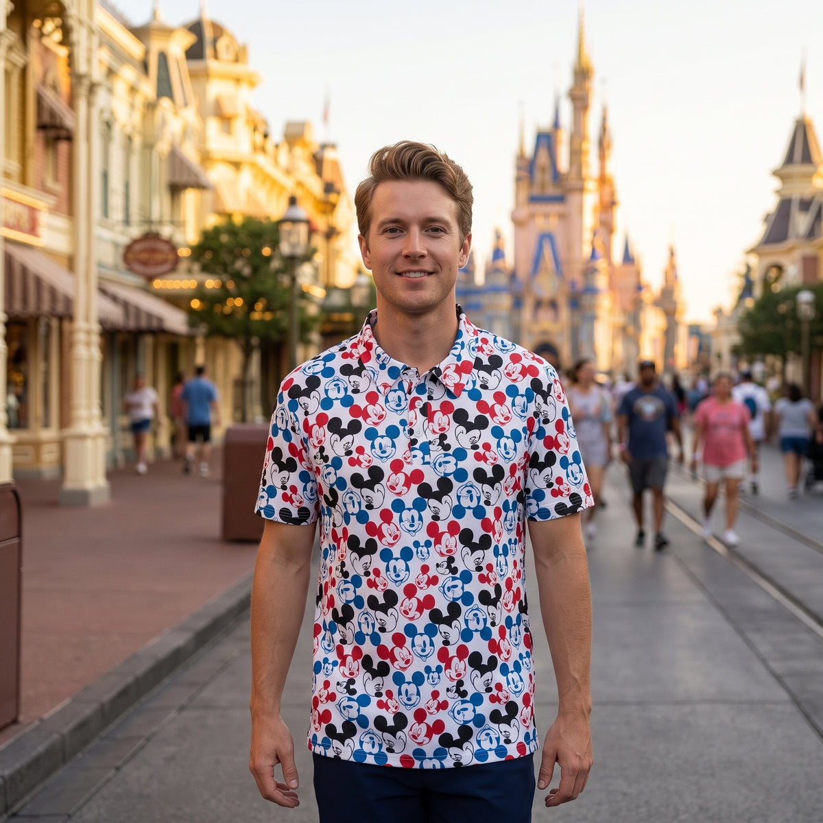 Emoji Mickey Performance Polo Shirt