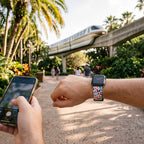 Emoji Mickey Whimsical Watch Band - Apple