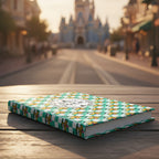 Teal Checkerboard Pluto Daily Magic Matte Hardcover Journal